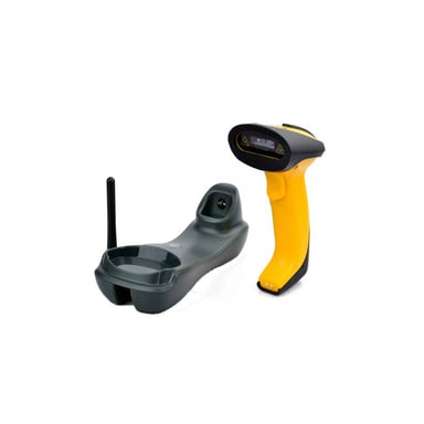 Сканер штрих-коду UKRMARK EV-W2503 2D, 433MHz, USB, IP64, stand, black/yellow (900769) - фото 1
