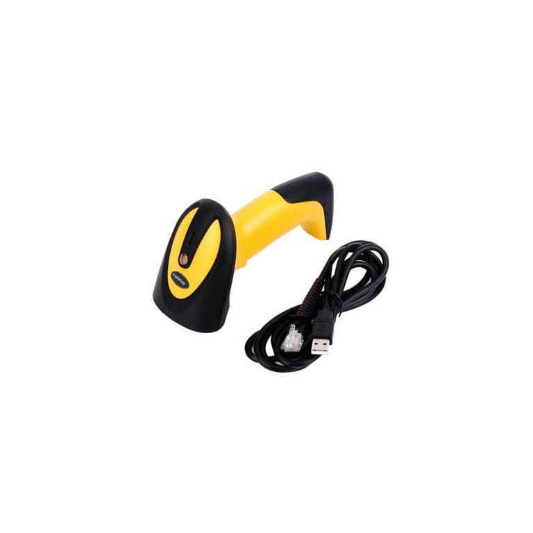 Сканер штрих-коду UKRMARK EV-W2503 2D, 433MHz, USB, IP64, stand, black/yellow (900769) - фото 6