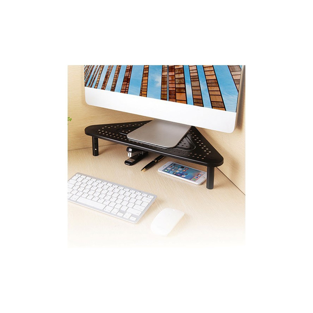 Підставка до монітора Gembird трикутний, метал (MS-TABLE-02) - фото 2 Підставка до монітора Gembird трикутний, метал (MS-TABLE-02) - фото 2