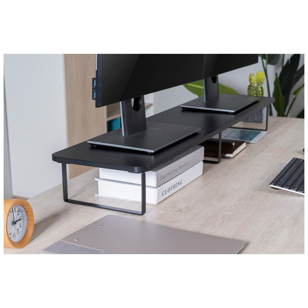 Підставка до монітора Gembird прямокутний, збільшений, метал (MS-TABLE2-01) - фото 4 Підставка до монітора Gembird прямокутний, збільшений, метал (MS-TABLE2-01) - фото 4