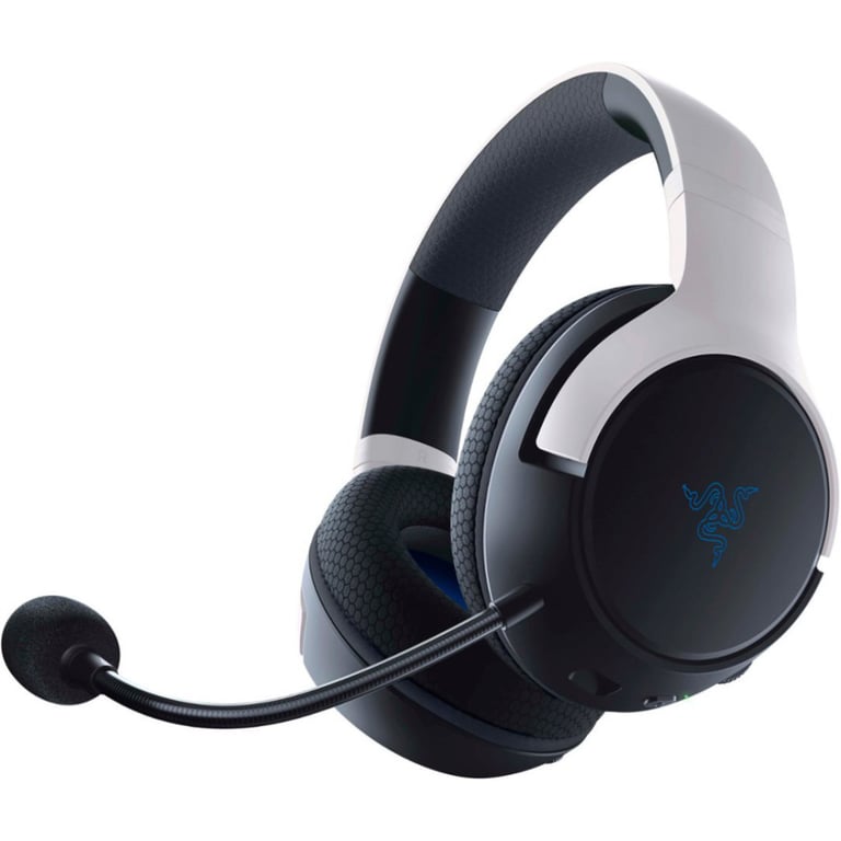 Навушники Razer Kaira Hyperspeed for PS5 Bluetooth White/Black (RZ04-03980200-R3G1) - фото 4