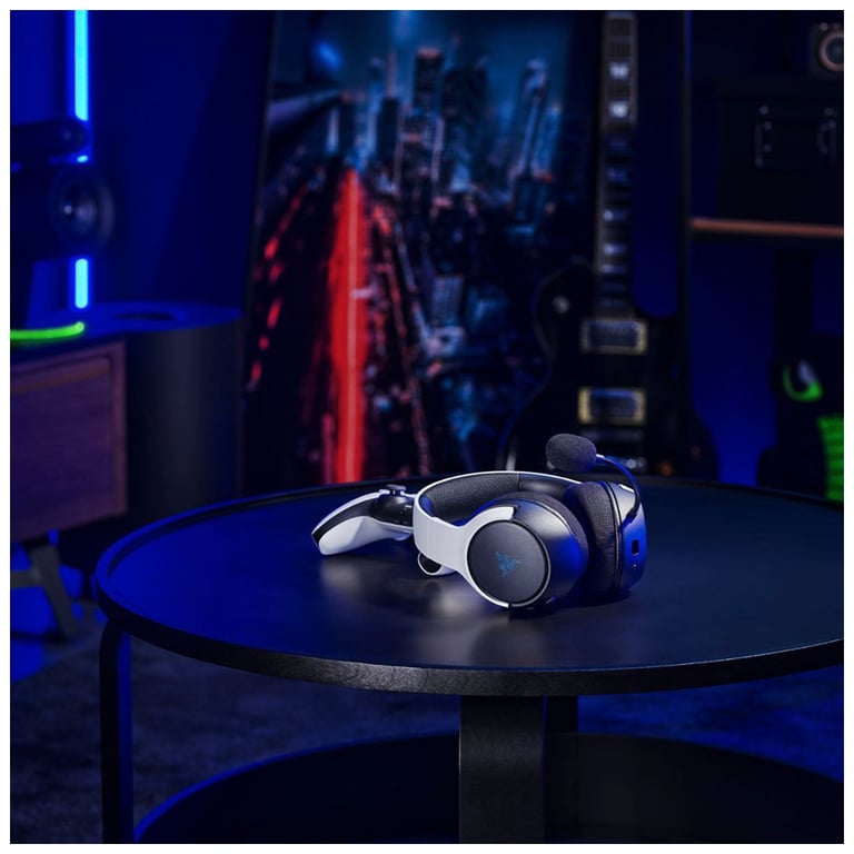 Навушники Razer Kaira Hyperspeed for PS5 Bluetooth White/Black (RZ04-03980200-R3G1) - фото 8