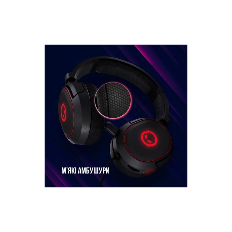 Навушники Lorgar Kaya 460 Gaming RGB USB Black (LRG-GHS460) - фото 12