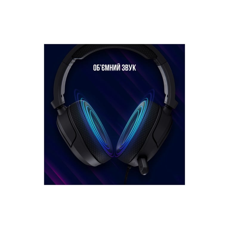 Навушники Lorgar Kaya 460 Gaming RGB USB Black (LRG-GHS460) - фото 8