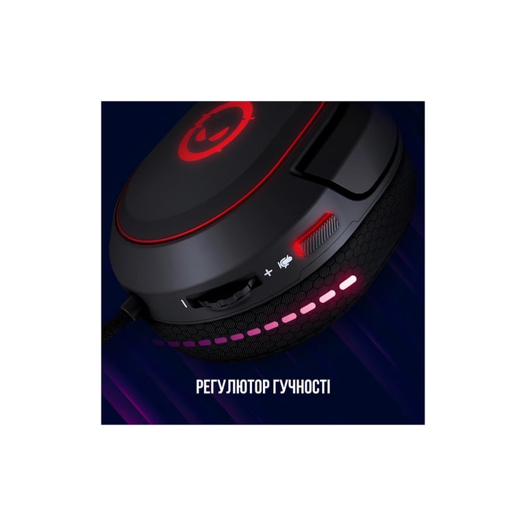 Навушники Lorgar Kaya 460 Gaming RGB USB Black (LRG-GHS460) - фото 9