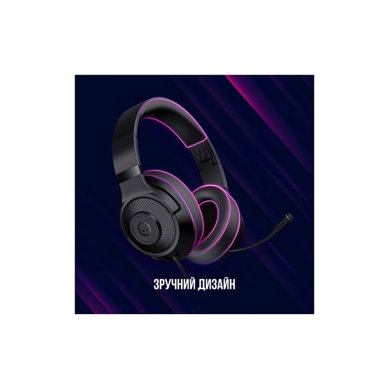 Навушники Lorgar Noah 101 Gaming 3.5 мм Black (LRG-GHS101B) - фото 9