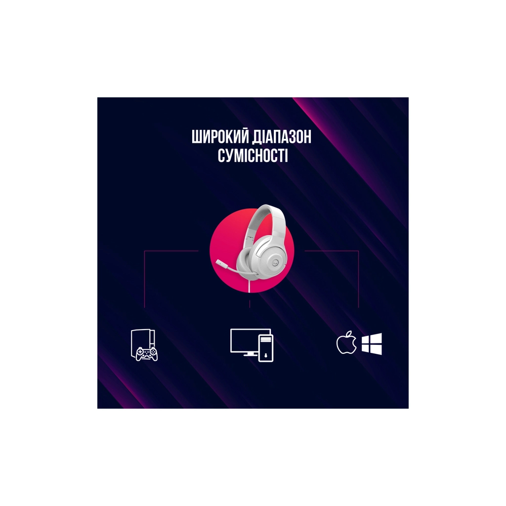 Навушники Lorgar Noah 101 Gaming 3.5 мм White (LRG-GHS101W) - фото 9 Навушники Lorgar Noah 101 Gaming 3.5 мм White (LRG-GHS101W) - фото 9