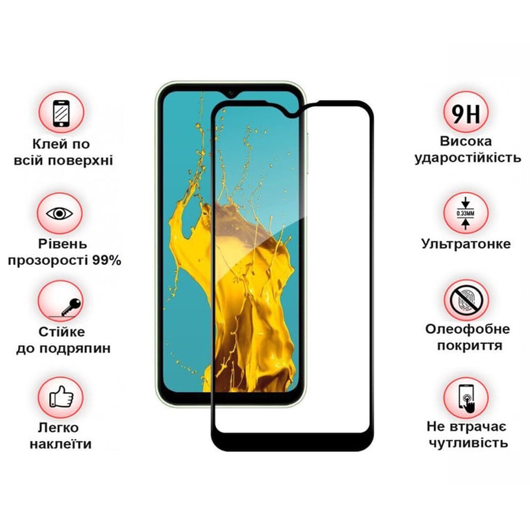 Скло захисне BeCover Samsung Galaxy A15 4G SM-A155/A15 5G SM-A156 Black (710511) - фото 3