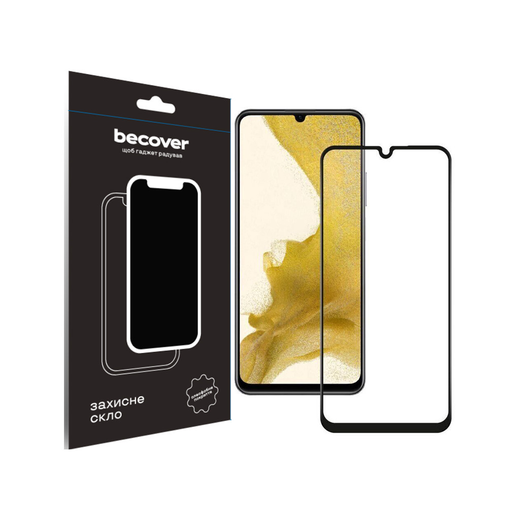 Скло захисне BeCover Samsung Galaxy A25 SM-A256 5G Black (710540) - фото 1