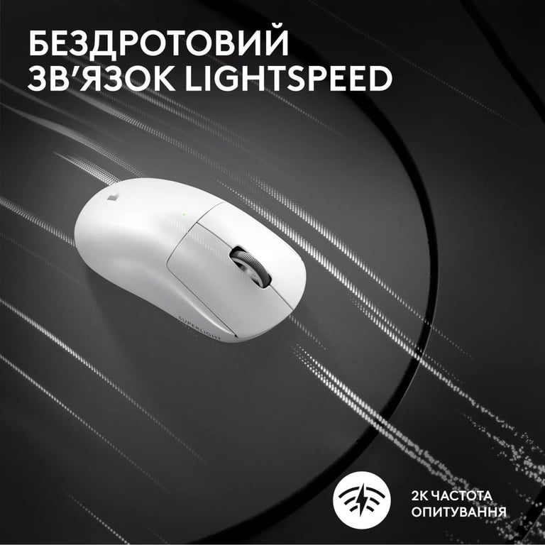 Мишка Logitech G Pro X Superlight 2 Lightspeed Wireless White (910-006638) - фото 8