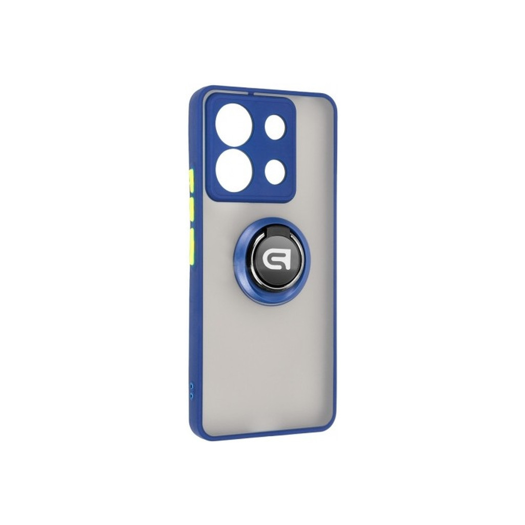 Чохол до мобільного телефона Armorstandart Frosted Matte Ring Xiaomi Redmi Note 13 Pro 5G / Poco X6 5G Navy Blue (ARM72726) - фото 1
