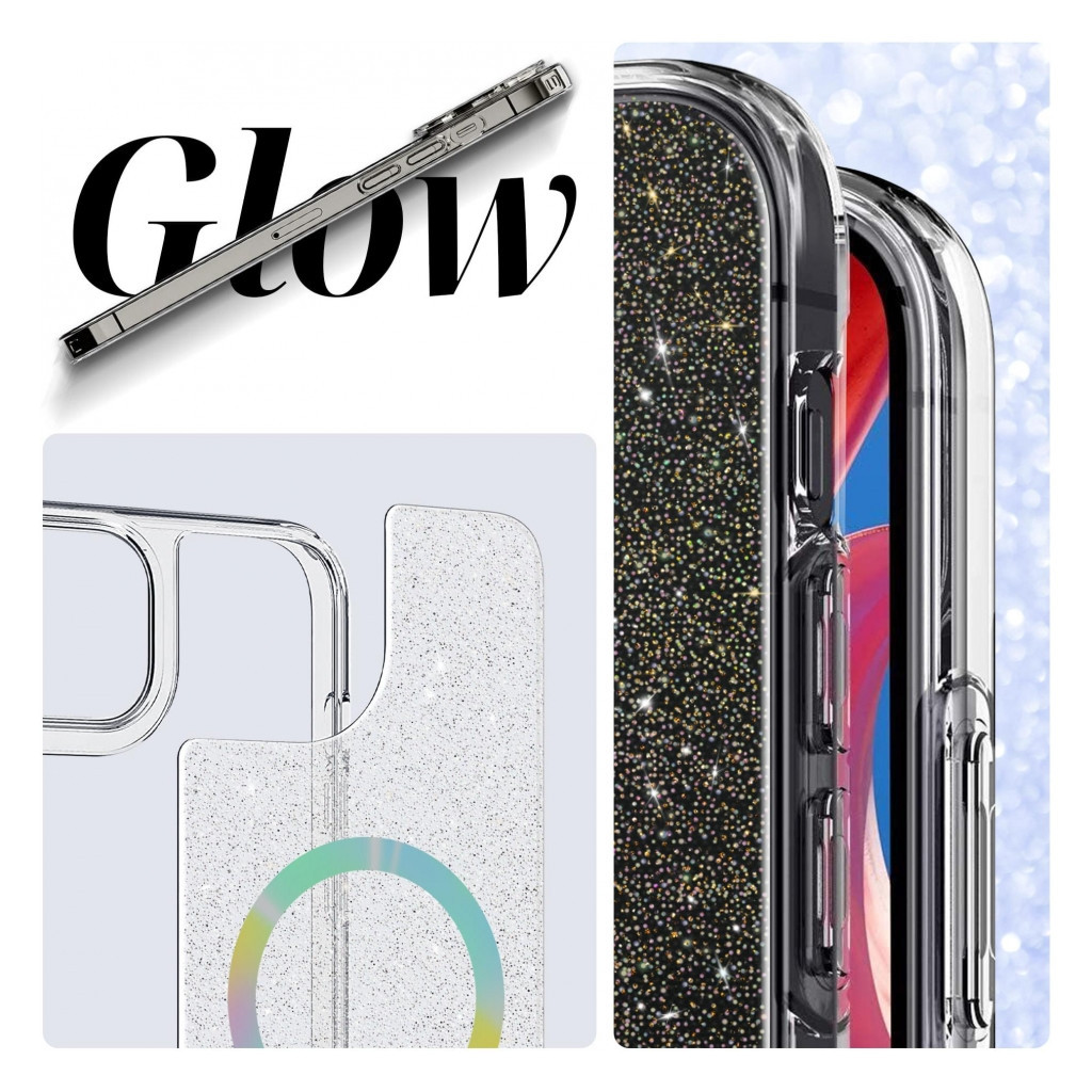 Чохол до мобільного телефона Armorstandart Glow Magsafe Apple iPhone 14 Pro Max Transparent (ARM69725) - фото 5 Чохол до мобільного телефона Armorstandart Glow Magsafe Apple iPhone 14 Pro Max Transparent (ARM69725) - фото 5