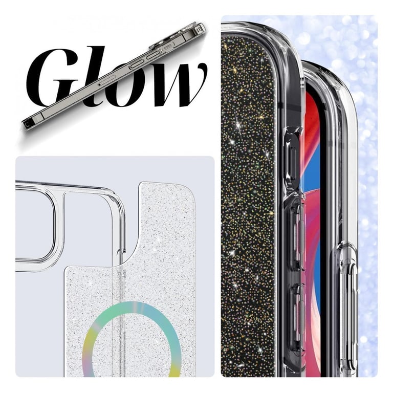 Чохол до мобільного телефона Armorstandart Glow Magsafe Apple iPhone 14 Pro Max Transparent (ARM69725) - фото 5