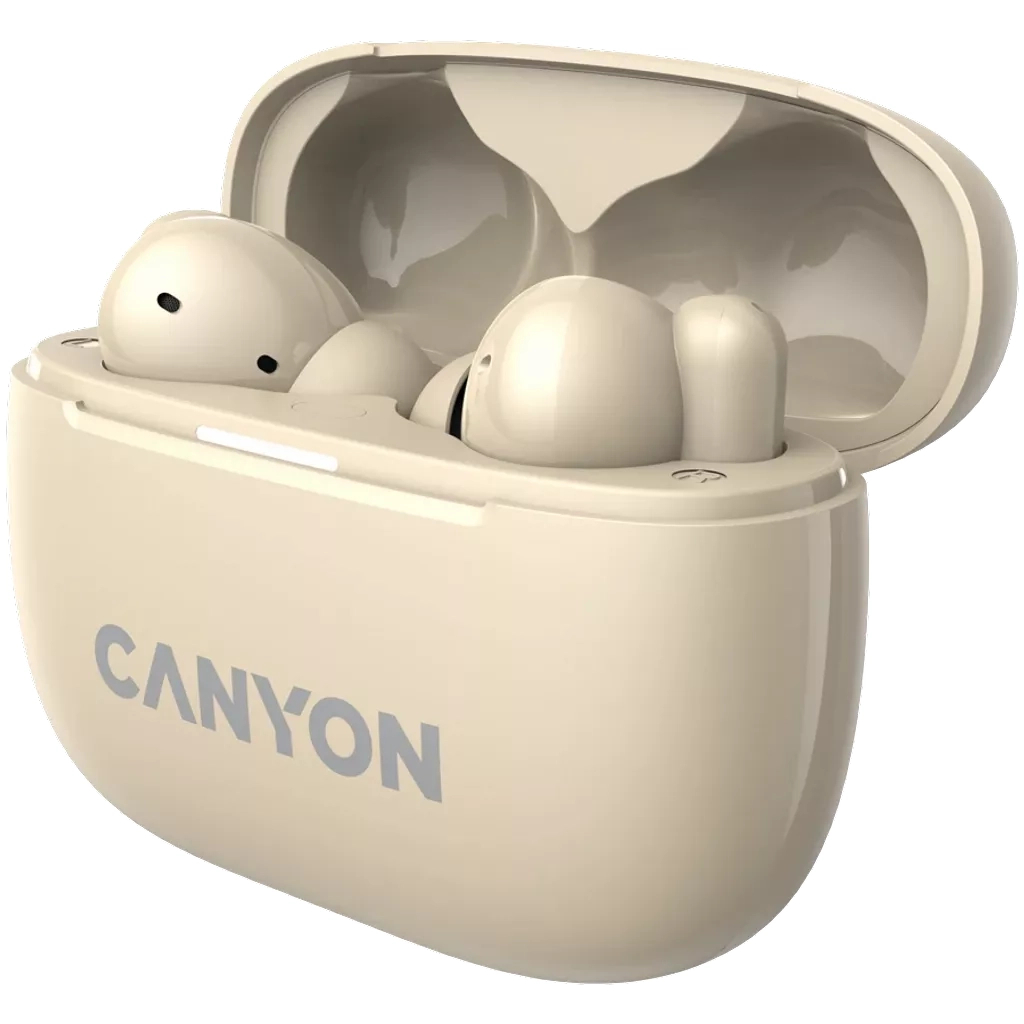Навушники Canyon TWS-10 OnGo ANC ENC Beige (CNS-TWS10BG) - фото 3