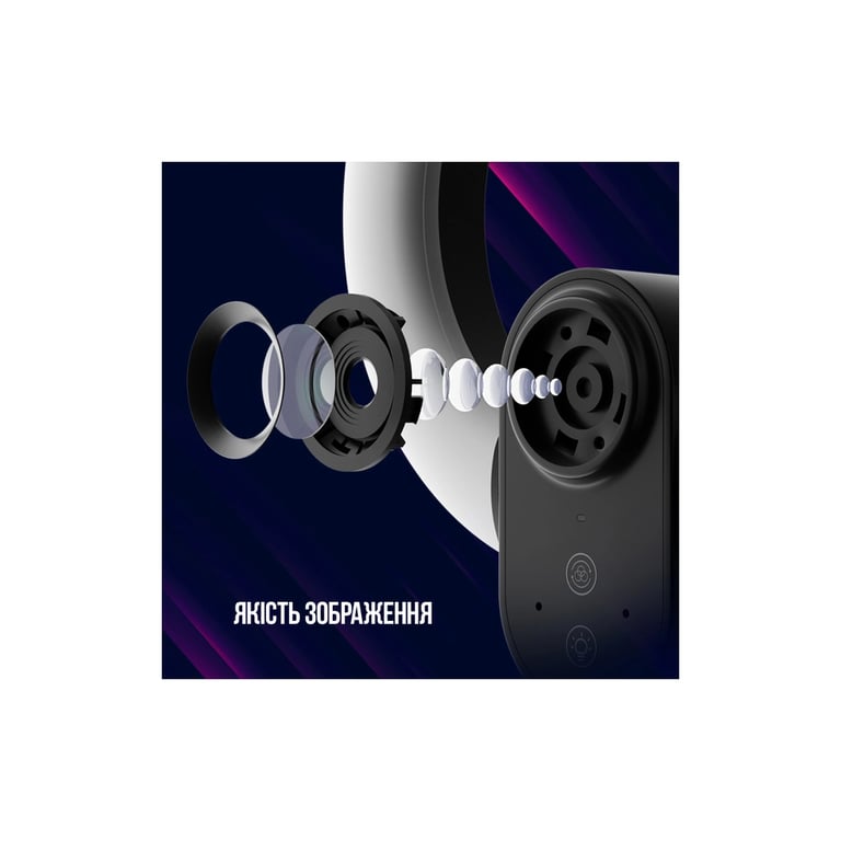 Веб-камера Lorgar Circulus 910 Streaming 5MP 1944 Auto Focus Stereo (LRG-SC910) - фото 6