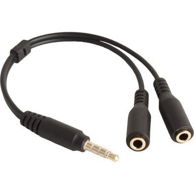 Перехідник XoKo SC-009 Jack 2x3.5-мм jack(M) - 3.5-мм 4pin jack(F) (XOKO SC-009) - фото 1