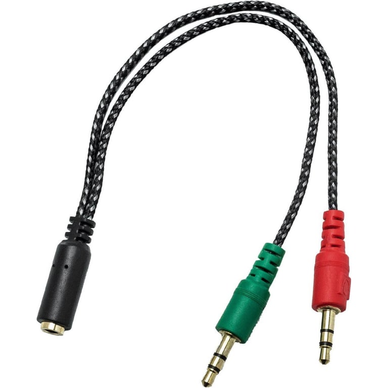 Перехідник XoKo AC-007 2x3.5-мм jack(F) - 3.5-мм 4pin jack(M) (XOKO AC-007) - фото 1