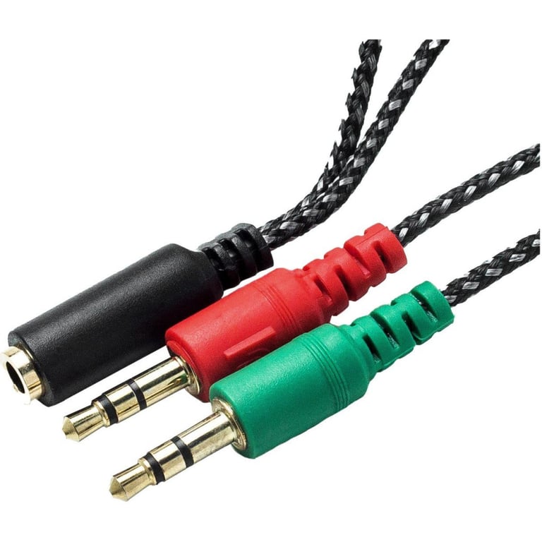 Перехідник XoKo AC-007 2x3.5-мм jack(F) - 3.5-мм 4pin jack(M) (XOKO AC-007) - фото 2