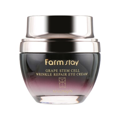 Крем для шкіри навколо очей FarmStay Grape Stem Cell Wrinkle Repair Eye Cream З фітостовбуровими клітинами винограду 50 мл (8809317284880) - фото 1
