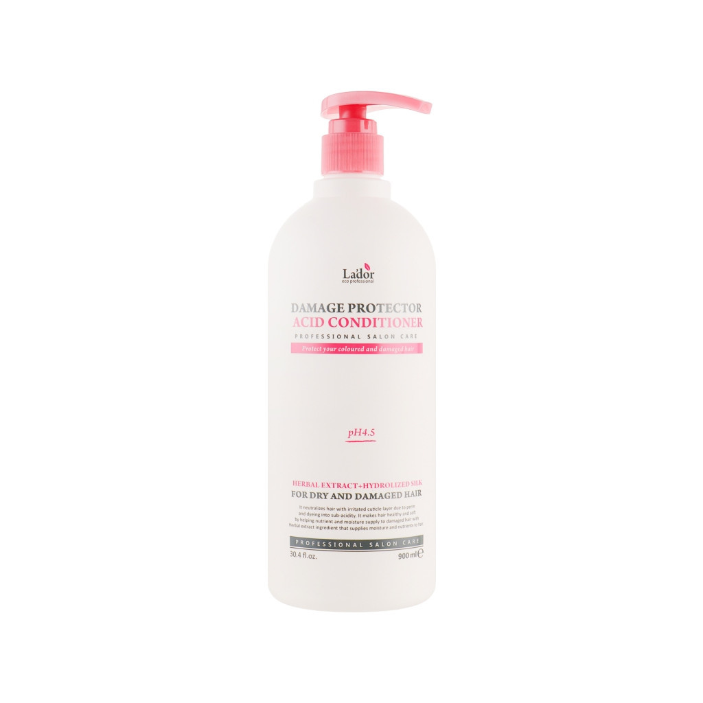 Кондиціонер для волосся La'dor Damaged Protector Acid Conditioner 900 мл (8809500814269) - фото 1