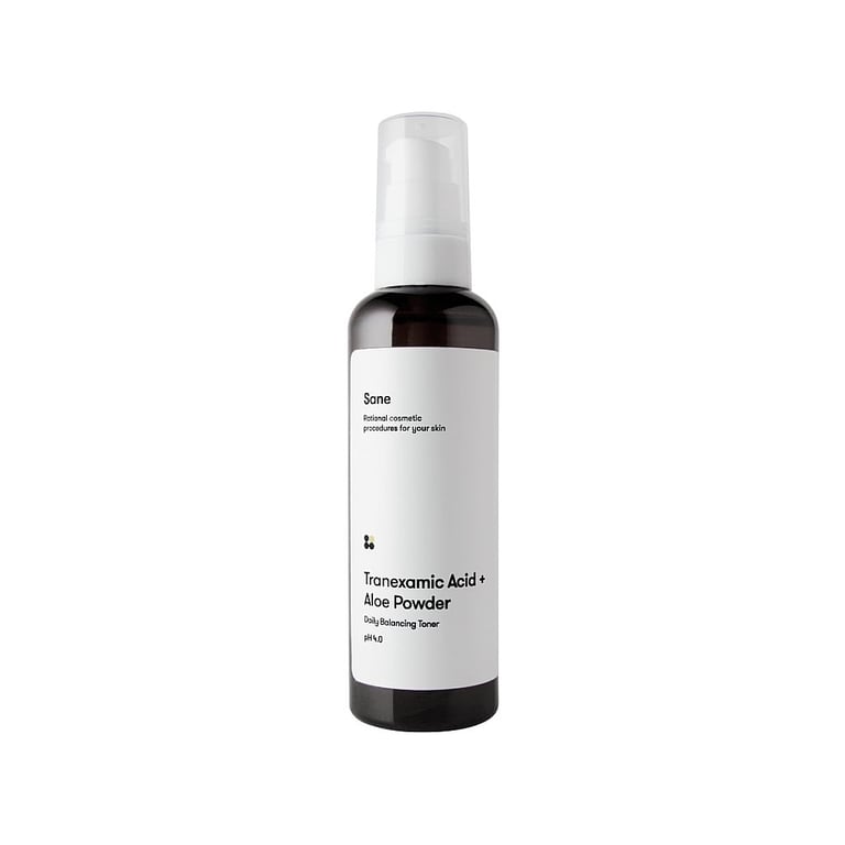 Тонік для обличчя Sane Tranexamic Acid + Aloe Powder Daily Balancing Toner Ph 4.0 Балансувальний 100 мл (4820266830908)