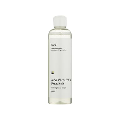 Тонік для обличчя Sane Aloe Vera 2% + Probiotic Calming Face Toner Заспокійливий 250 мл (4820266830540) - фото 1