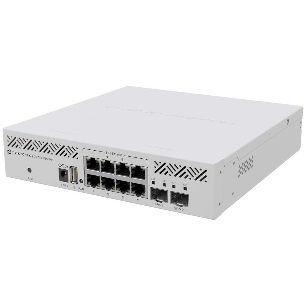 Комутатор мережевий Mikrotik CRS310-8G+2S+IN - фото 1 Комутатор мережевий Mikrotik CRS310-8G+2S+IN - фото 1