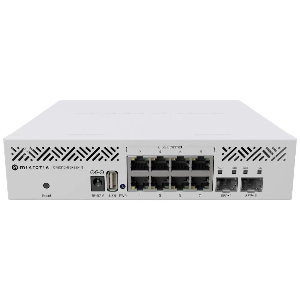 Комутатор мережевий Mikrotik CRS310-8G+2S+IN - фото 2 Комутатор мережевий Mikrotik CRS310-8G+2S+IN - фото 2