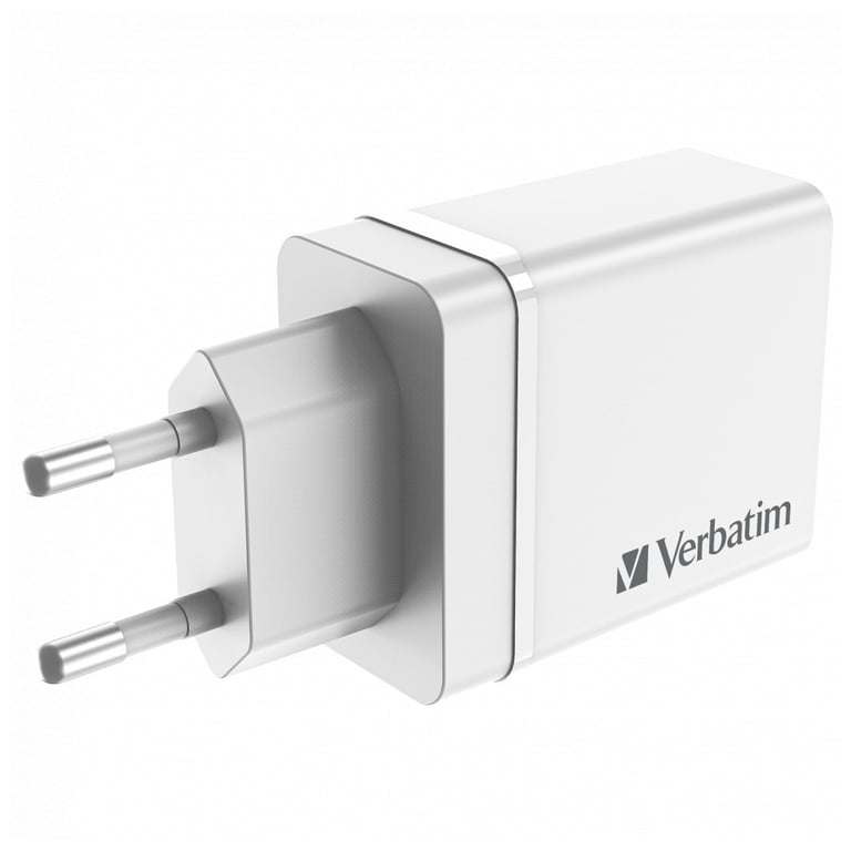 Зарядний пристрій Verbatim USB 30W PD3.0 4-ports white (49701) - фото 2