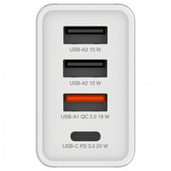 Зарядний пристрій Verbatim USB 30W PD3.0 4-ports white (49701) - фото 3