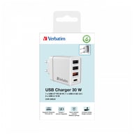 Зарядний пристрій Verbatim USB 30W PD3.0 4-ports white (49701) - фото 8