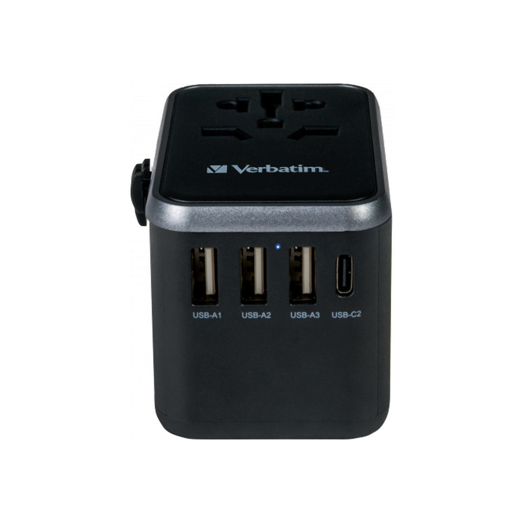 Зарядний пристрій Verbatim UTA-04 PD61W (3xUSB-A/2xUSB-C) (49546) - фото 11 Зарядний пристрій Verbatim UTA-04 PD61W (3xUSB-A/2xUSB-C) (49546) - фото 11