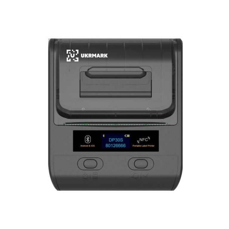 Принтер етикеток UKRMARK DP30BK, USB, Bluetooth, рулони 20-80 мм (900541) - фото 1
