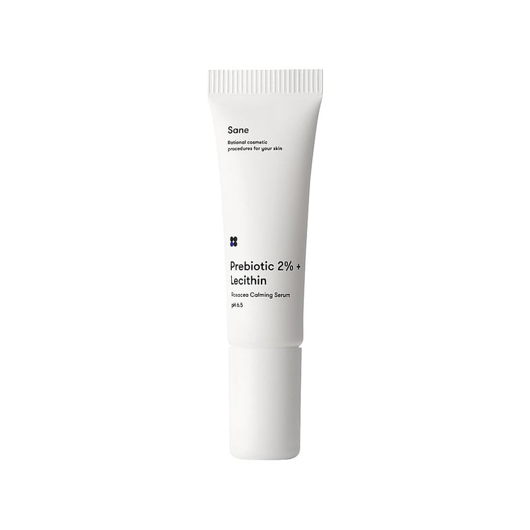 Сироватка для обличчя Sane Prebiotic 2% + Lecithin Rosacea Calming Serum pH 6.5 Заспокійлива 10 мл (4820266830595)