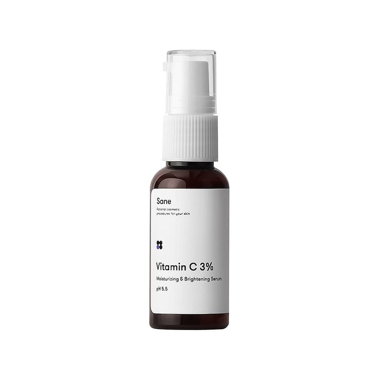 Сироватка для обличчя Sane Vitamic C 3% Moisturizing & Brightening З вітаміном С 30 мл (4820266830489)