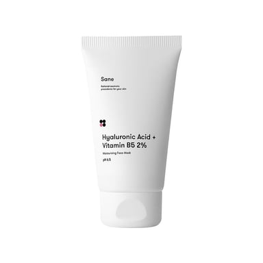 Маска для обличчя Sane Hyaluronic Acid + Vitamin B5 Moisturizing Face Mask З гіалуроновою кислотою 75 мл (4820266830205) - фото 1