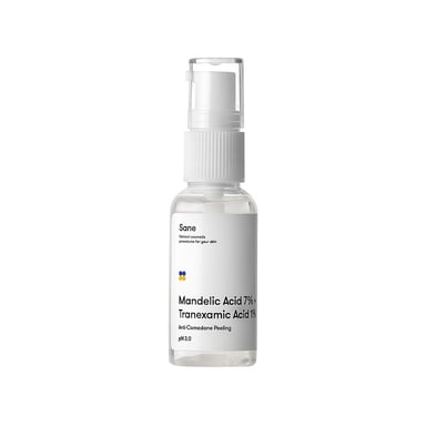 Пілінг для обличчя Sane Mandelic Acid 7% + Tranexamic Acid 1% З мигдальною кислотою 30 мл (4820266830434) - фото 1