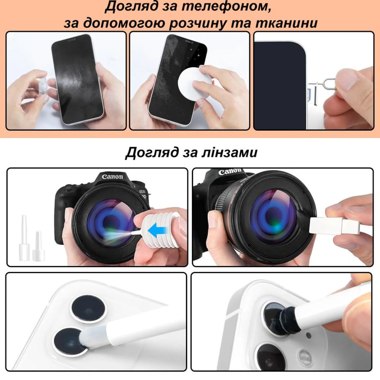 Універсальний чистячий набір XoKo Multifinctional Cleaning set 20 in 1 (XK-CS1000) - фото 12