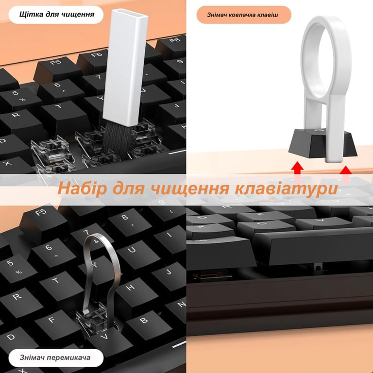 Універсальний чистячий набір XoKo Multifinctional Cleaning set 20 in 1 (XK-CS1000) - фото 9