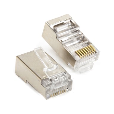 Конектор RJ45 cat.5e FTP 8p8c * 100 PowerPlant (LYUS006) - фото 1