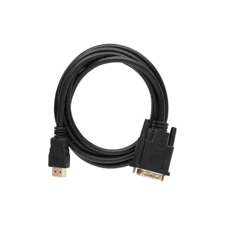 Кабель мультимедійний HDMI to DVI 24+1 1.8m Dynamode (DM-CL-HDMI-DVI-1.8M) - фото 2