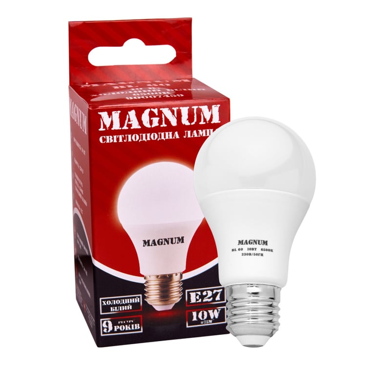Лампочка MAGNUM BL 60 10 Вт 6500K 220В E27 (90011745) - фото 2