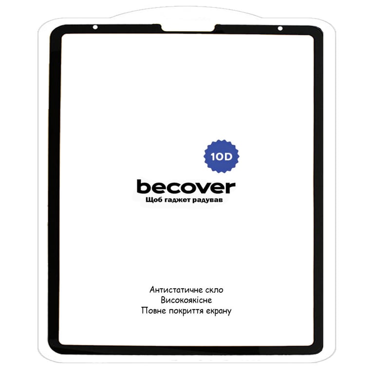 Скло захисне BeCover 10D Apple iPad Pro 12.9 2020/2021/2022 Black (710574) - фото 2