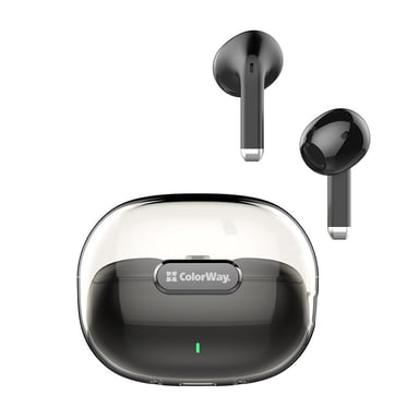 Навушники ColorWay Slim TWS-2 Earbuds Black (CW-TWS2BK) - фото 1