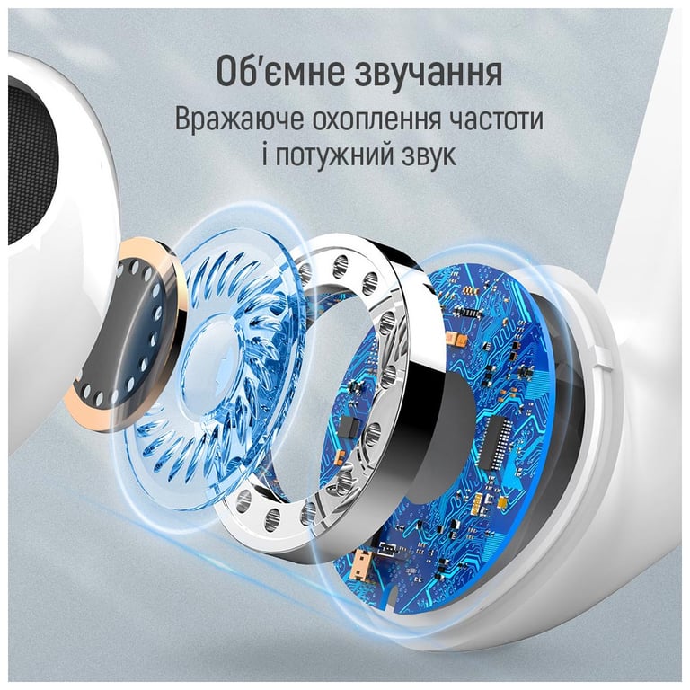 Навушники ColorWay Slim TWS-2 Earbuds White (CW-TWS2WT) - фото 11
