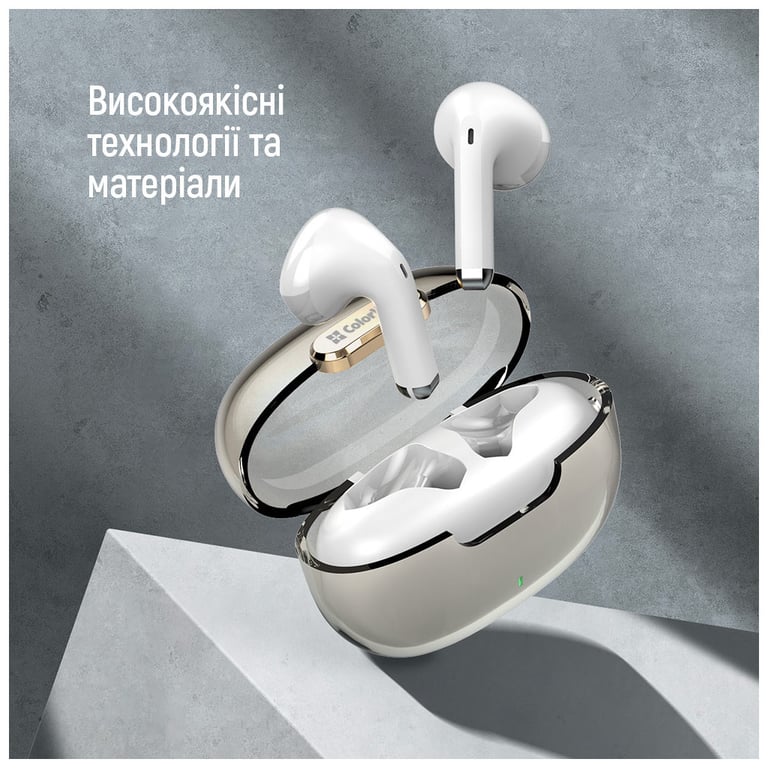 Навушники ColorWay Slim TWS-2 Earbuds White (CW-TWS2WT) - фото 9