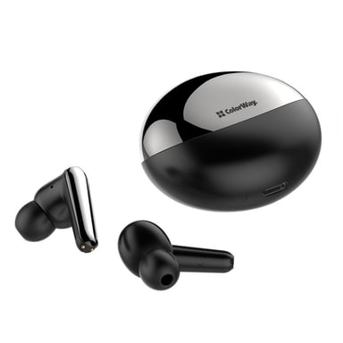 Навушники ColorWay TWS-3 Earbuds Black (CW-TWS3BK) - фото 1