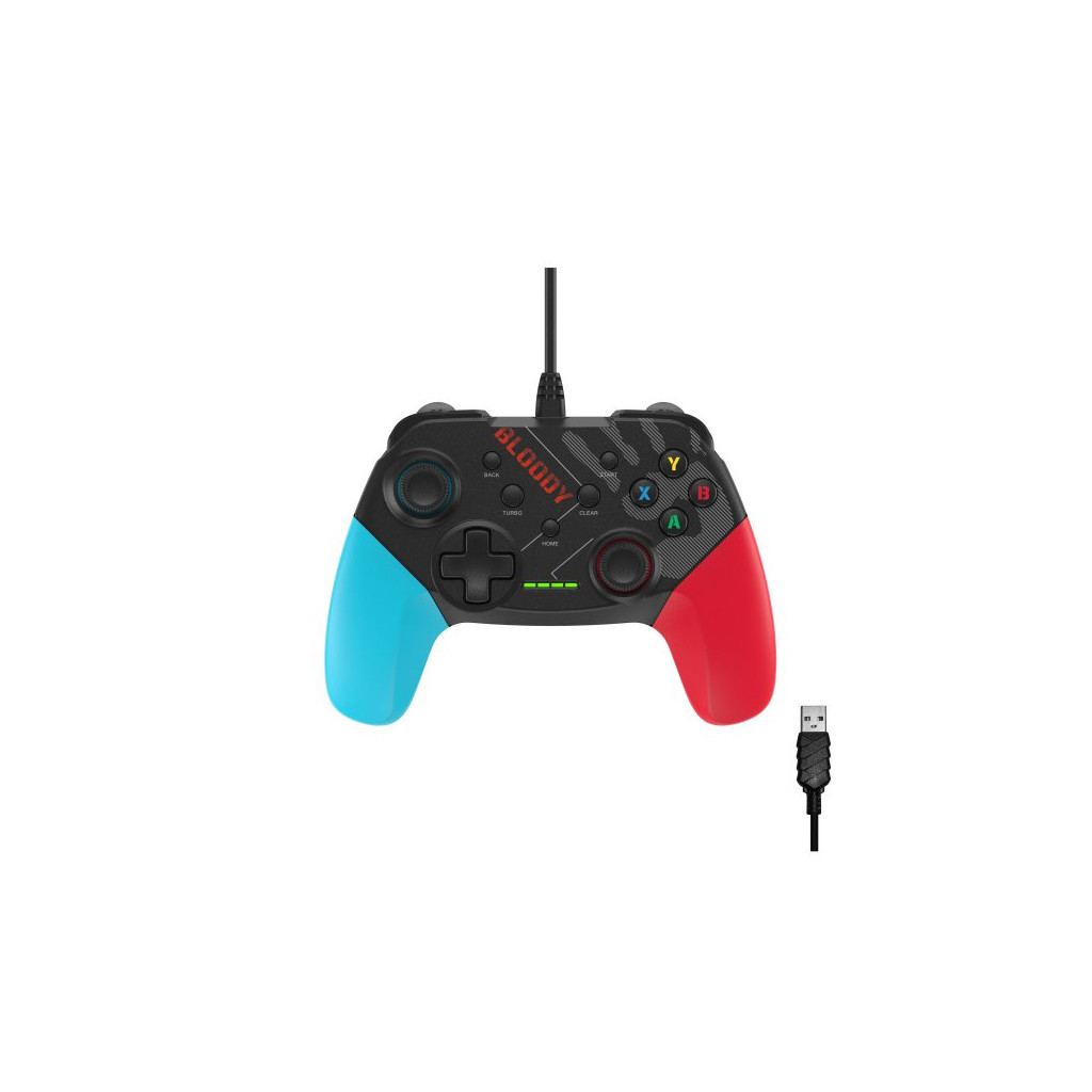 Геймпад A4Tech Bloody GP30 USB Sports Blue (4711421995597) - фото 1 Геймпад A4Tech Bloody GP30 USB Sports Blue (4711421995597) - фото 1