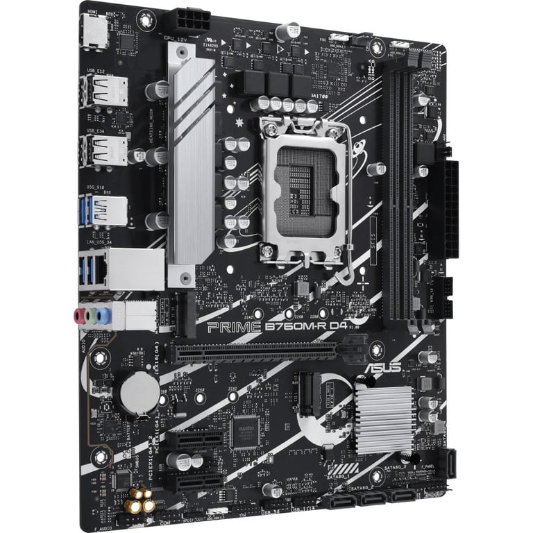 Материнська плата ASUS PRIME B760M-R D4 - фото 2