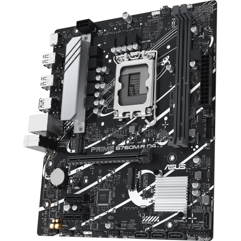 Материнська плата ASUS PRIME B760M-R D4 - фото 4